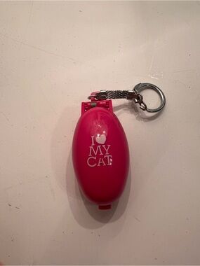 Takara Pocket Critters Keychain I Love My Cat Key Ring